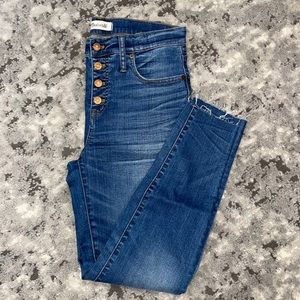 NWOT Madewell 9” High Riser Skinny Skinny Jeans